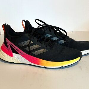 Adidas Response Super Running Shoes – Black/Pink/Yellow Gradient